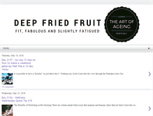 Tablet Screenshot of deepfriedfruit.com.au